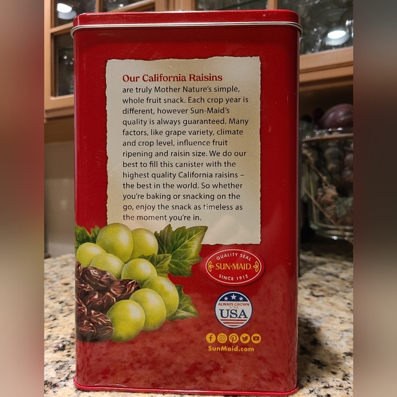 Sun-Maid Canister - Picture 2 of 6